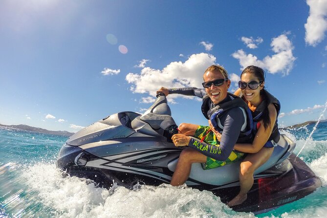 1-Hour Guided Jet Ski Tour in St. Thomas from Frenchman's Reef - The first minutes on the water