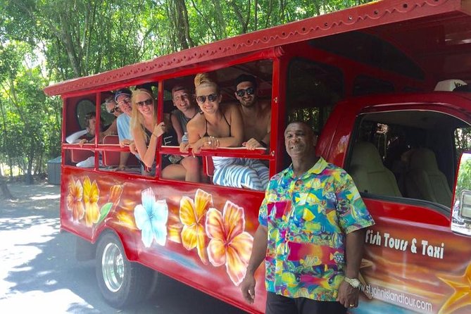 Book Your Private Two and a Half Hour Island Tour today! - Trunk Bay from the famous overlook