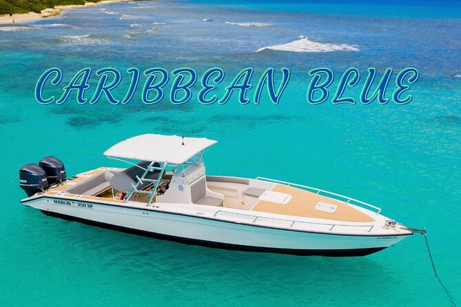 Caribbean Blue Charters - Full Day Boat Charter - 35' Marlin Power Boat - Snorkeling around Lovango, Whistling Cay, and Booby Rock