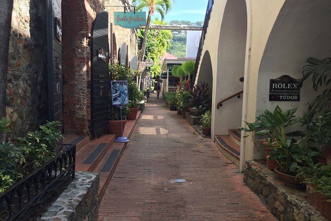 Full Day Saint Thomas Private Group Excursion - Charlotte Amalie shopping in a tight window