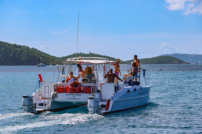 Full or Half Day Private Power Catamaran- USVI Beach and Snorkel - The price: good value for the right group