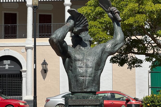 Ghosts and Legends of St. Thomas Charlotte Amalie Walking Tour - Emancipation Garden and a difficult political past
