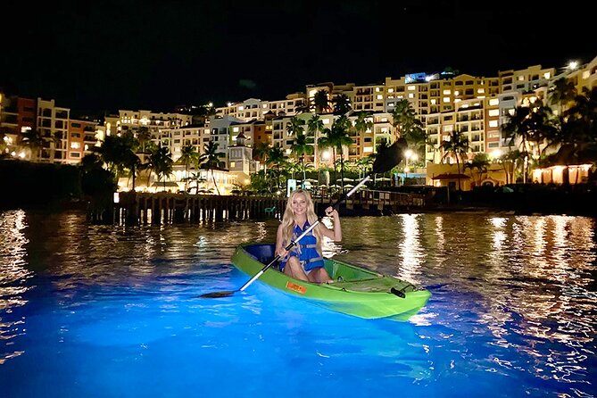 Glow Boats LED Night Kayak from Marriott Frenchman's Cove - Paddling Into the Evening