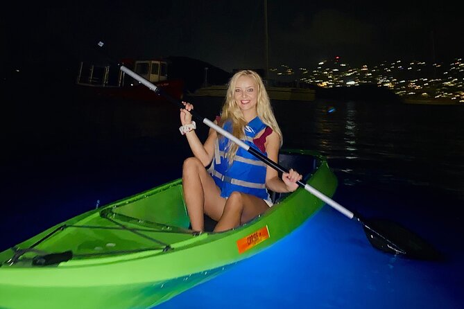 Glow Boats LED Night Kayak, Marriott Frenchman's Cove Dock, USVI - Why a glowing kayak is worth trying
