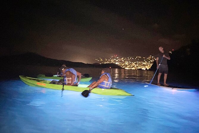 Glow Boats LED Night Kayak, Marriott Frenchman's Cove Dock, USVI - Who will enjoy this most