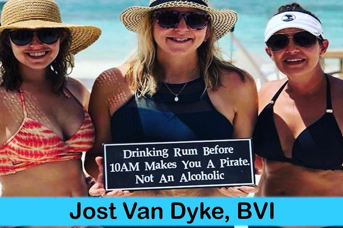 Jost Van Dyke - Funday! - Sandy Spit, a tiny island with 15 minutes to spare