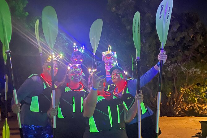 Night Kayak Tour St. Thomas - Westin Frenchman's Reef - From glow paint to the first paddle