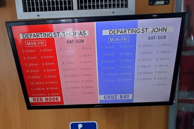 Paradise Taxi & Tours USVI- St. Thomas - Airport Transfer to Red Hook Ferry - What the $160 group fare is really worth