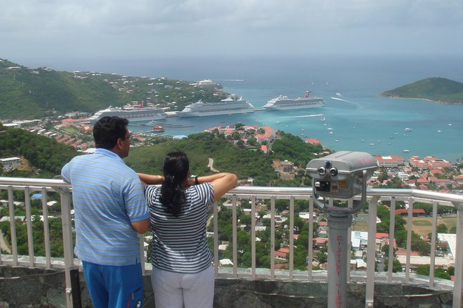 Paradise Taxi & Tours USVI - St. Thomas, Virgin Islands- Island Scenic Tour - Blackbeard’s Castle and pirate lore
