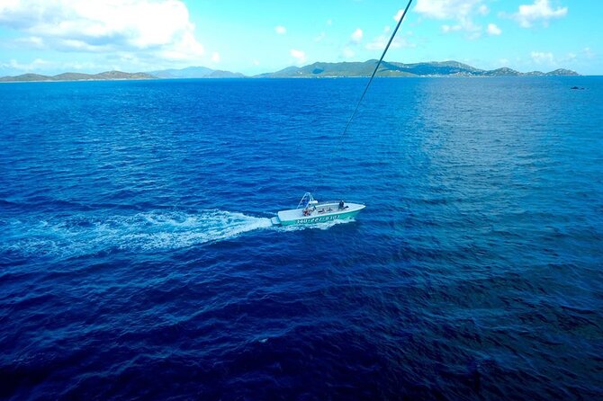 Parasail Experience in St Croix - Flying above the Christiansted waterfront