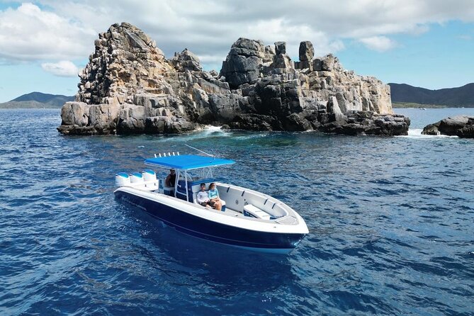 Private Full Day or Half Day Charter - 37' Midnight Express - Soper’s Hole and the border crossing