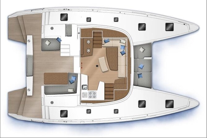 Private Luxury Charter Aboard New Multi-Deck Lagoon Catamaran - A Beach Stop at Honeymoon Beach or Beyond