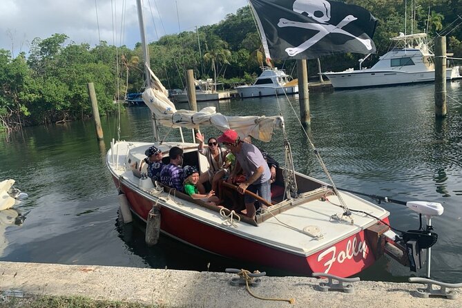 Private Sailing Tour of Pirate Waters and Shipwrecks - Finding the red sloop FOLLY at Salt River Marina