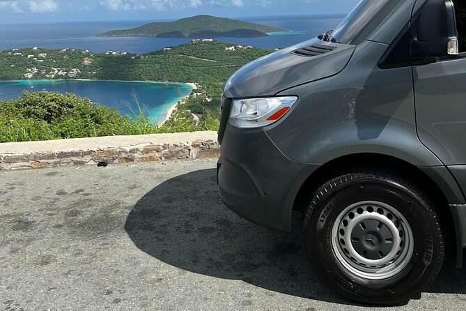 Private St. Thomas One Way Luxury Mercedes Van Limousine Service - Inside the Mercedes Sprinter