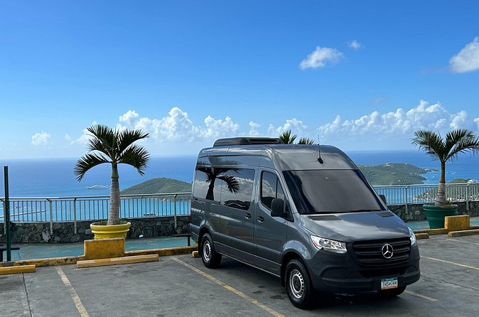Private St. Thomas One Way Luxury Mercedes Van Limousine Service - What you will not get