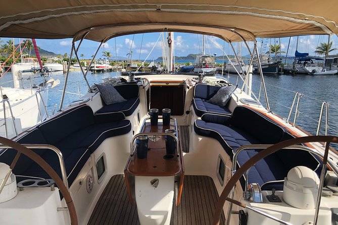 Private Sunset Sail, Open Bar, 12 Guests, Amazing Island Views - Christmas Cove is the sunset seat
