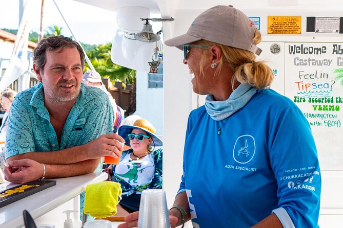 Sail Away on your Private 55-foot Catamaran Charter - Turtle Cove and the first open-water snorkel