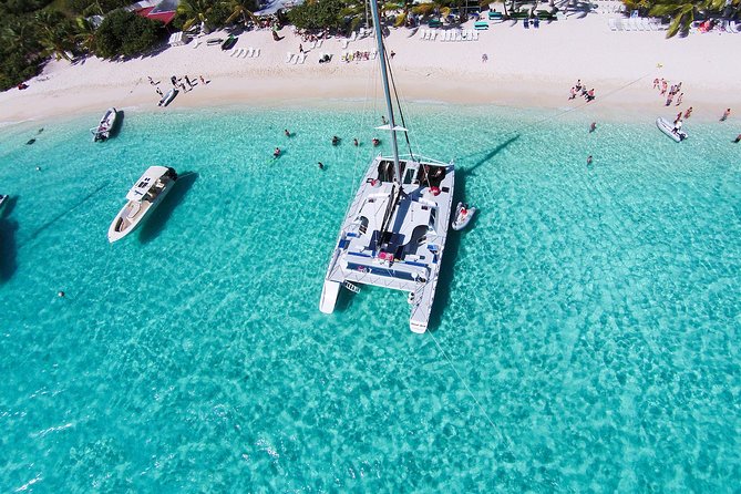 St. John PiZZA Pi Snorkel Sail with Beach Stop, Lunch & Open Bar - Westin - First snorkel stop: reefs, turtles, and clear water