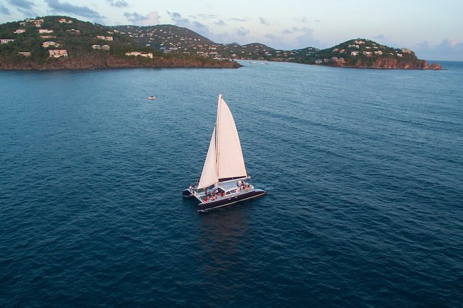 St. Thomas Dinner Sail to St. John with Open Bar & Hors D'oeuvres - Ritz-Carlton - The return ride under the stars