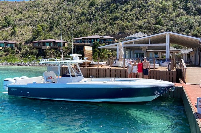 St Thomas Full-Day Boat Rental 37' Intrepid Powerboat - Extending the day to Virgin Gorda and Jost Van Dyke