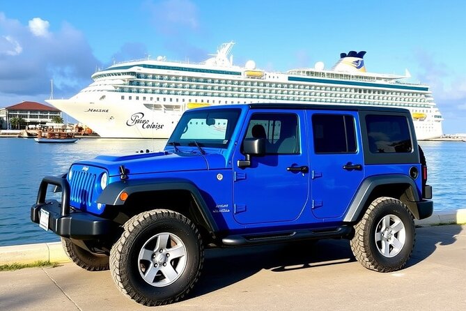 St Thomas - Jeep Tour Customized Itinerary 5hrs - Key points at a glance