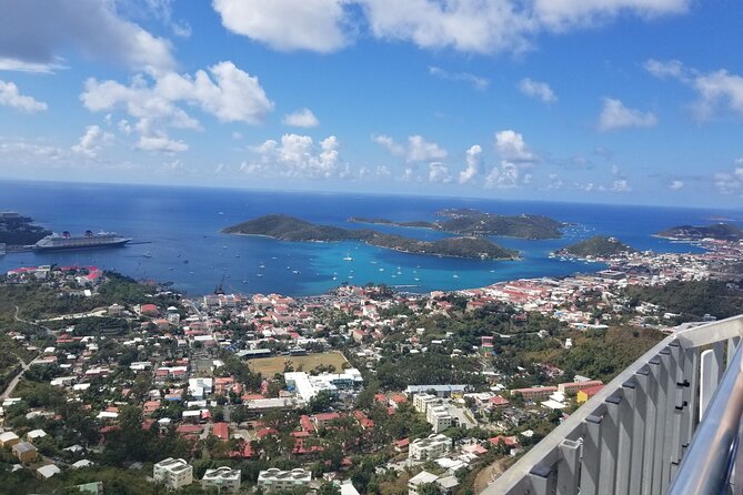 St Thomas Shore Excursion: Shopping, Sightseeing and Beach Tour - Climbing to Mountain Top at 1,547 feet