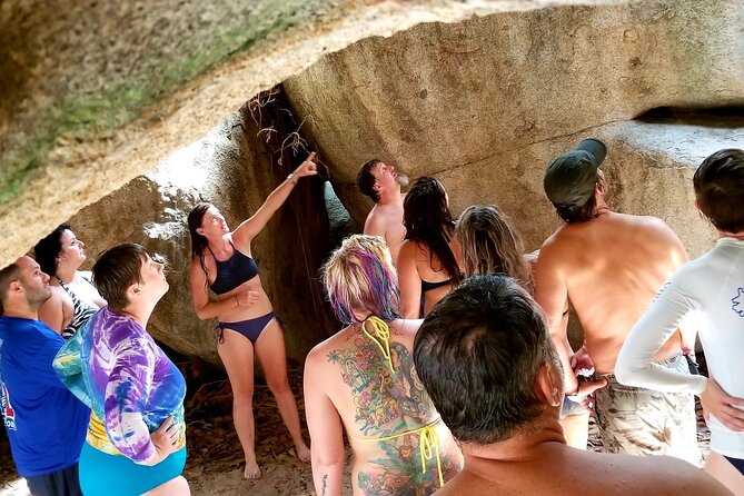 The Baths and White Bay - What the crew adds to the day